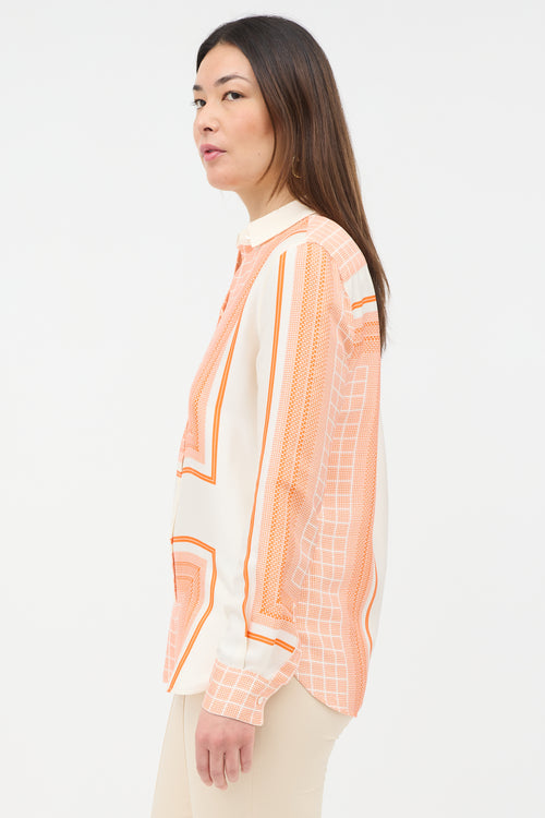 Celine Resort 2013 Silk Printed Shirt