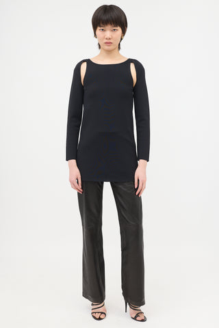 Celine SS 2015 Cutout Tunic Top