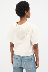 Celine Short Sleeve Logo Hoodie