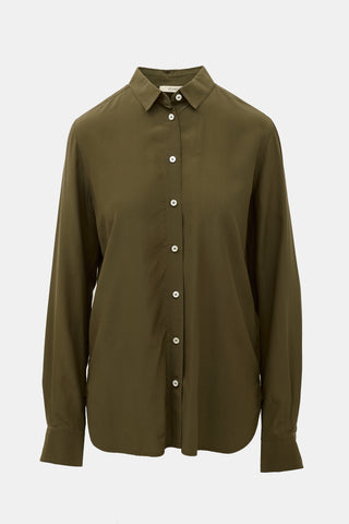 Celine Silk Button Up Blouse