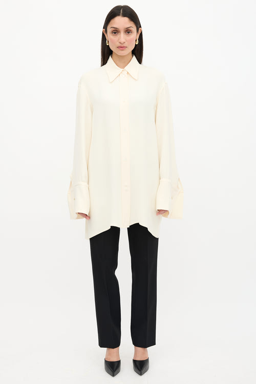 Celine Silk Long Shirt