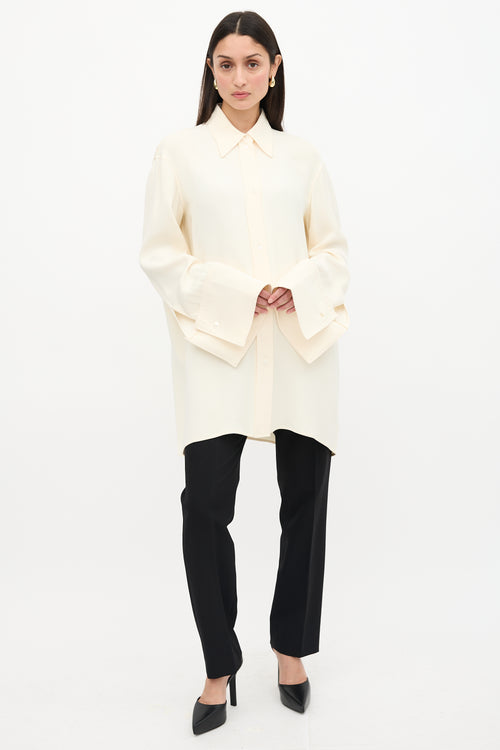 Celine Silk Long Shirt