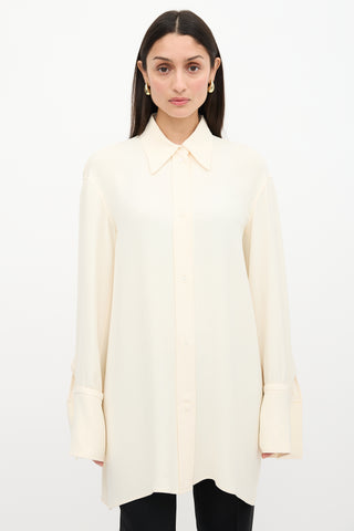Celine Silk Long Shirt