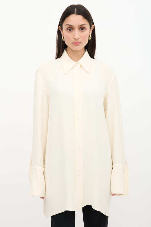 Celine Silk Long Shirt