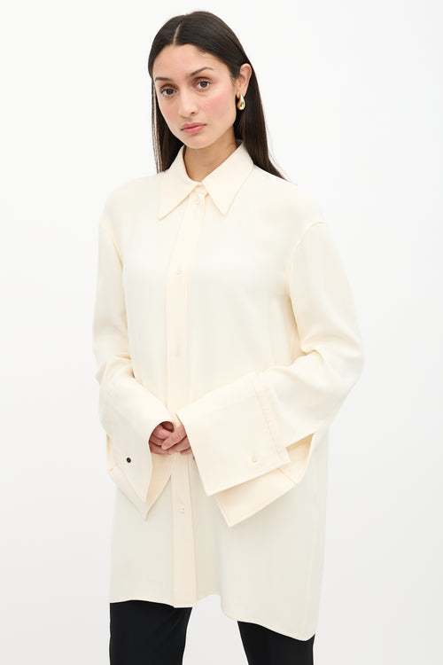 Celine Silk Long Shirt