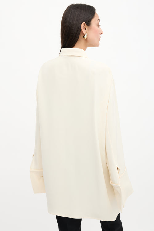 Celine Silk Long Shirt