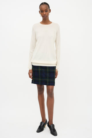 Celine Silk Panel Sweater