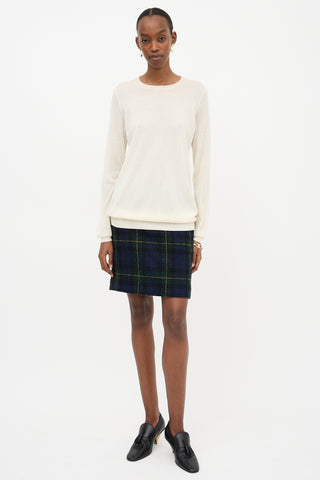 Celine Silk Panel Sweater