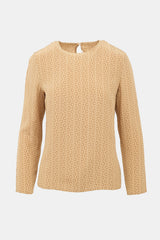 Celine Vintage Silk Triomphe Top