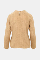 Celine Vintage Silk Triomphe Top