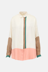Celine Silk Colour Block Shirt
