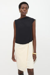 Celine Silk Colour Block Sash Dress