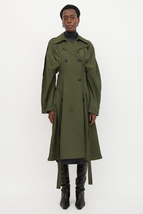 Celine Silk Trench Coat