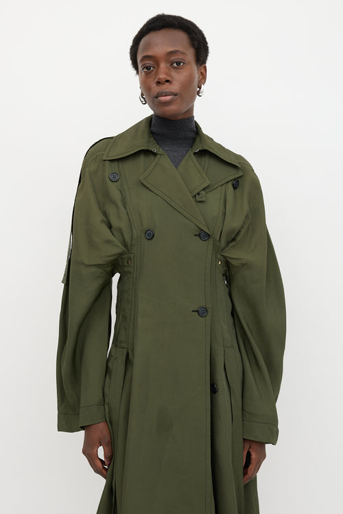 Celine Silk Trench Coat