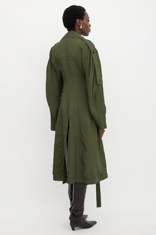 Celine Silk Trench Coat