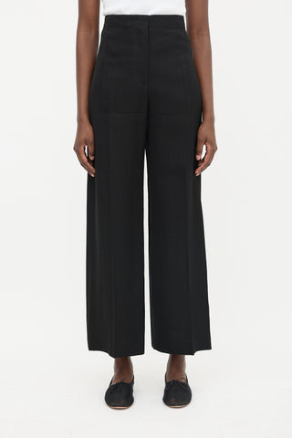 Celine Silk Wide Leg Trouser