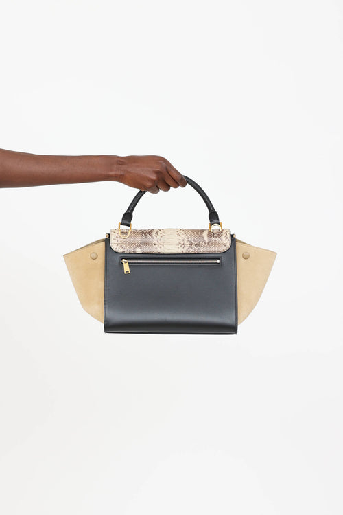 Celine Small Leather Trapeze Bag