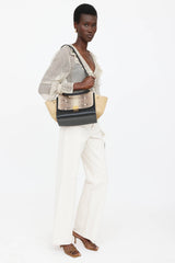 Celine Small Leather Trapeze Bag