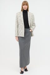 Celine Boucle Double Breasted Blazer
