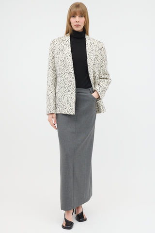 Celine Boucle Double Breasted Blazer
