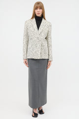 Celine Boucle Double Breasted Blazer