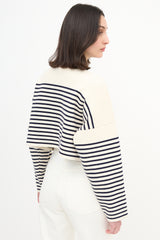 Celine Striped Logo Sweater