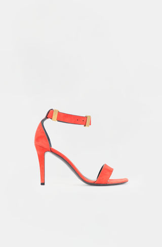 Celine Suede Ankle Strap Sandal