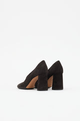 Celine Suede Rounded Toe Pump