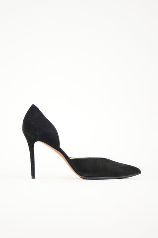 Celine Suede D'Orsay Pump