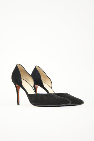Celine Suede D'Orsay Pump