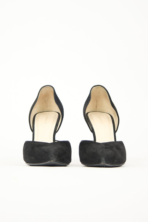 Celine Suede D'Orsay Pump