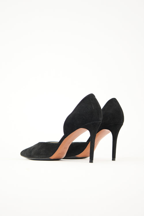 Celine Suede D'Orsay Pump