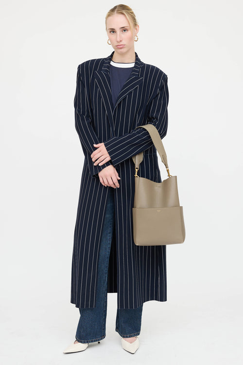 Celine 2026 Sangle Grained Bucket Bag