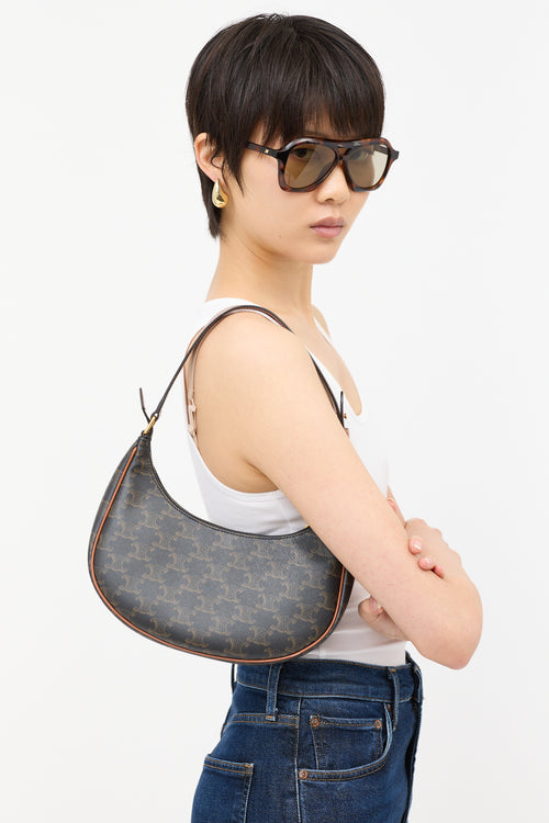 Celine Triomphe Canvas Ava Shoulder Bag