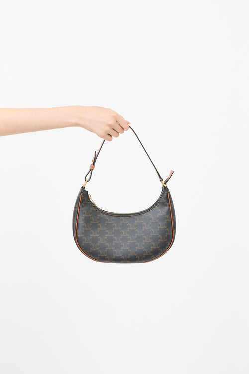 Celine Triomphe Canvas Ava Shoulder Bag