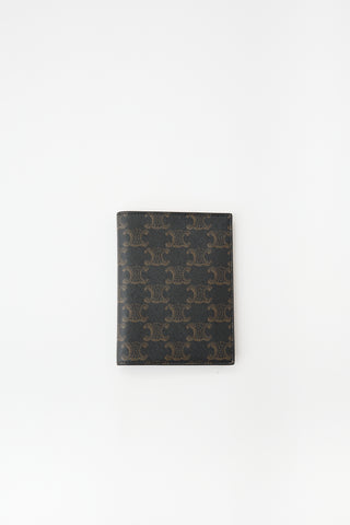 Celine Triomphe Canvas Passport Cover