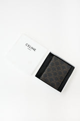 Celine Triomphe Canvas Passport Cover