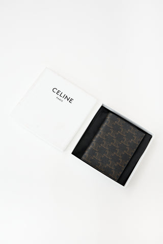 Celine Triomphe Canvas Passport Cover