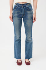 Celine Triomphe Flared Leg Jeans