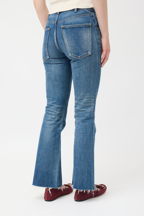 Celine Triomphe Flared Leg Jeans