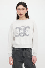 Celine Triomphe Logo Sweatshirt
