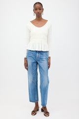 Celine Triomphe Straight Leg Jeans