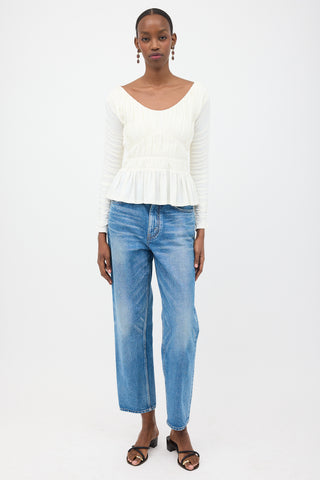 Celine Triomphe Straight Leg Jeans