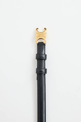 Celine Teen Triomphe Buckle Belt