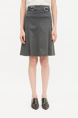 Celine Vintage Belted Skirt