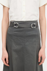 Celine Vintage Belted Skirt