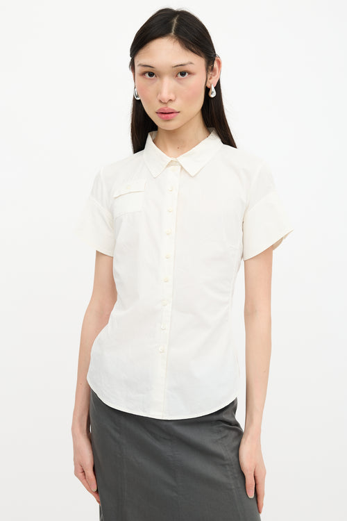 Celine Vintage Button Shirt