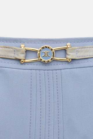 Celine Vintage Pleated Midi Skirt