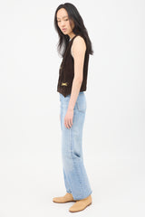 Celine Vintage Suede Vest