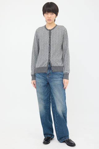 Celine Vintage Triomphe Cardigan